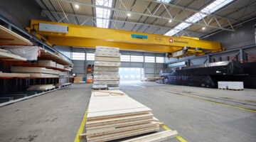 Automatisierte Krantechnik für Balteschwiler AG