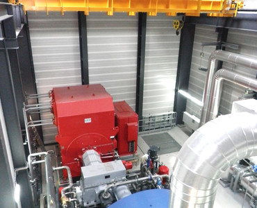 Zweiträger-Brückenkran 25t für die Maschinenhalle der Kehrichtverbrennungsanlage KEBAG Zuchwil