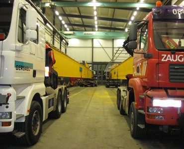 Transportvorbereitung im Werk in Reiden
