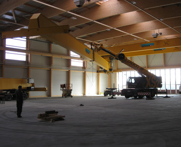 Hochheben mit dem Autokran